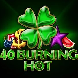 40 Burning Hot online game logo by Amusnet Interactive on 30betcasino.net