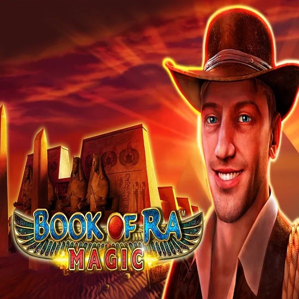 Book of Ra Magic online game logo by Greentube on 30betcasino.net